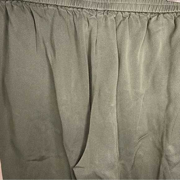 XS NANETTE LEPORE GREEN JOGGER PANT CASUAL PULL ON LYOCELL ELASTIC WAIST - Picture 4 of 6